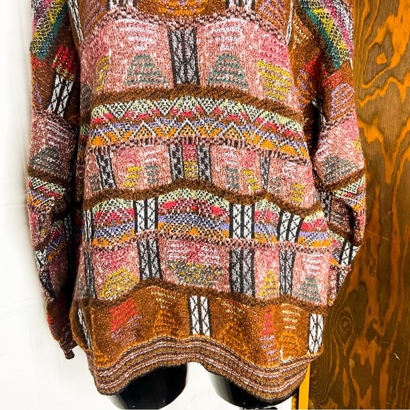 Vintage Multicolor Crew Neck Sweater - Picture 11 of 16
